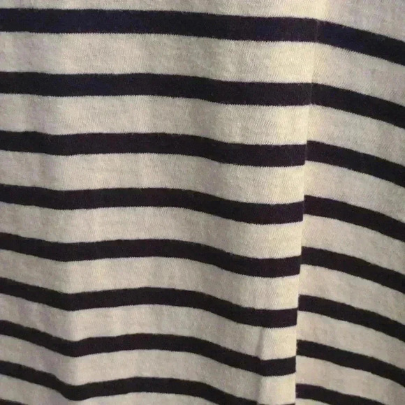 J. Crew women's collector tee navy/white stripe size small - Picture 2 of 5
